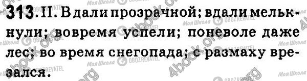 ГДЗ Російська мова 7 клас сторінка 313